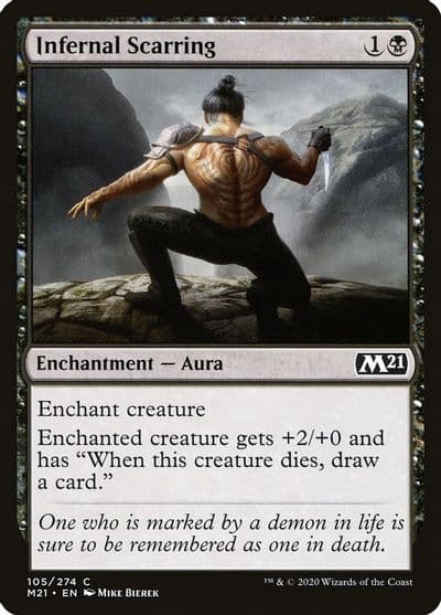 Infernal Scarring Core Set 2021 Magic card