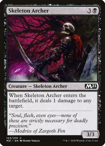 Skeleton Archer Core Set 2021 Magic card