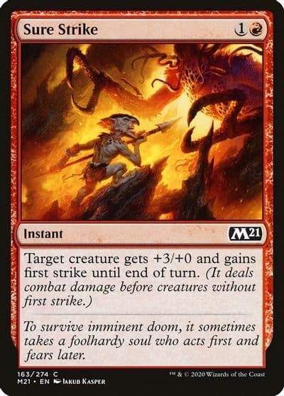 Sure Strike Core Set 2021 Magic card