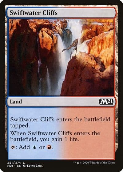 Swiftwater Cliffs Core Set 2021 Magic card