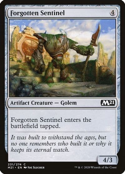 Forgotten Sentinel Core Set 2021 Magic card