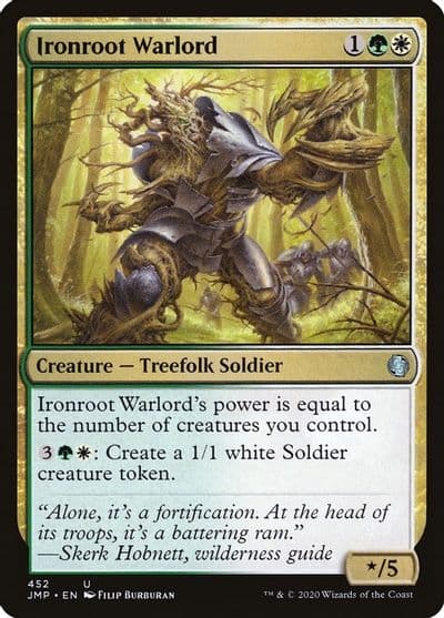 Ironroot Warlord Jumpstart Magic card