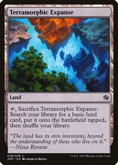 Terramorphic Expanse Jumpstart Magic card