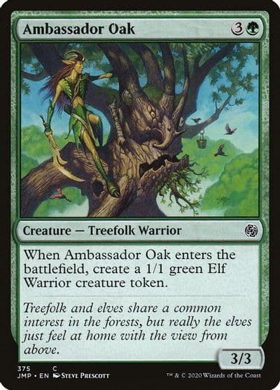 Ambassador Oak Jumpstart Magic card