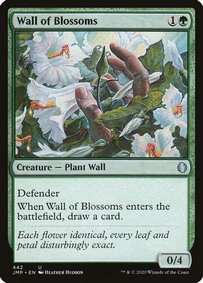 Wall of Blossoms Jumpstart Magic card