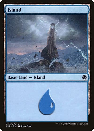 Island 047 Jumpstart Magic card