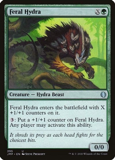Feral Hydra Jumpstart Magic card