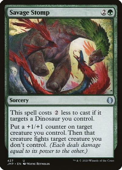 Savage Stomp Jumpstart Magic card