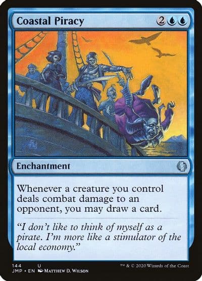 Coastal Piracy Jumpstart Magic card