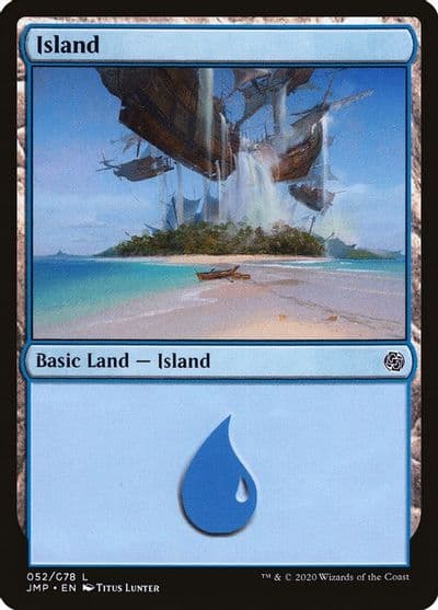 Island 052 Jumpstart Magic card