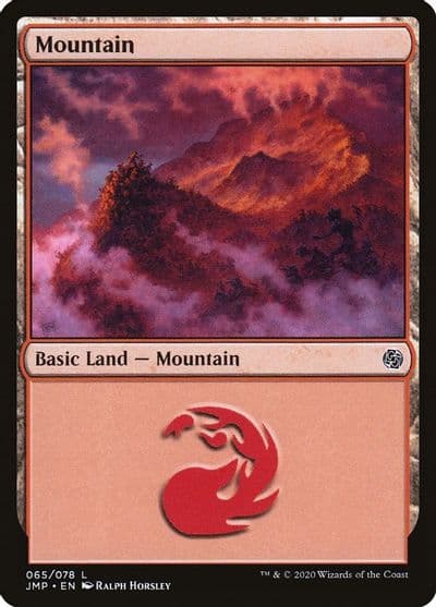 Mountain 065 Jumpstart Magic card