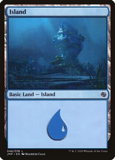 Island 046 Jumpstart Magic card