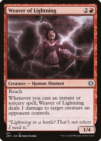 Weaver of Lightning Jumpstart Magic card