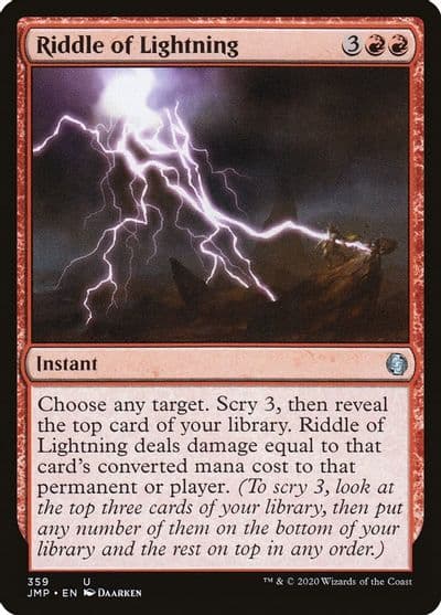 Riddle of Lightning Jumpstart Magic card