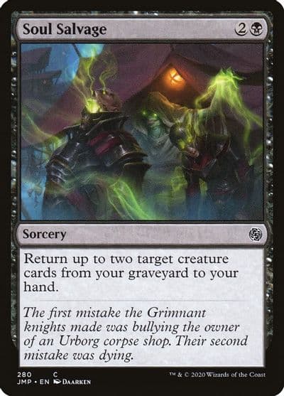 Soul Salvage Jumpstart Magic card