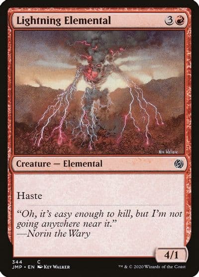 Lightning Elemental Jumpstart Magic card