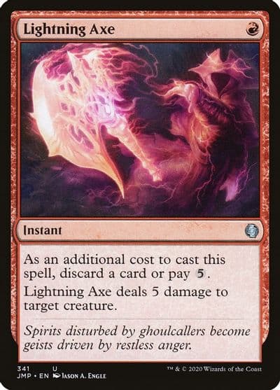 Lightning Axe Jumpstart Magic card