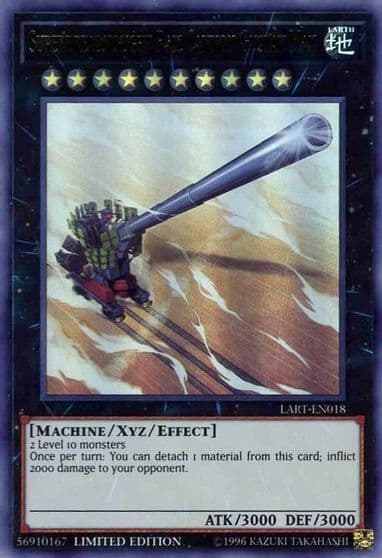 Superdreadnought Rail Cannon Gustav Max The Lost Art Promotion Yu-Gi-Oh! card