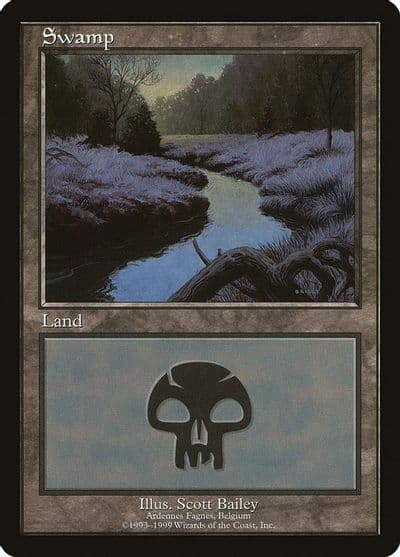Swamp Ardennes Fagnes European Lands Magic card