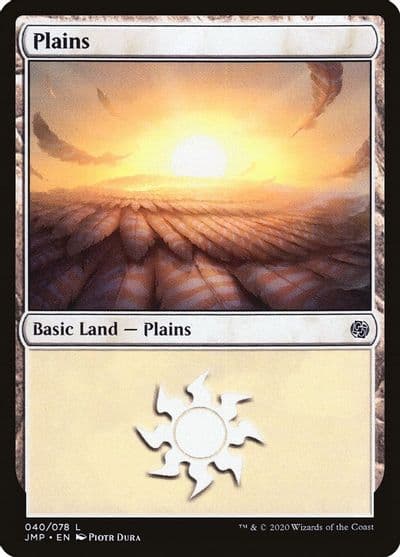 Plains 040 Jumpstart Magic card