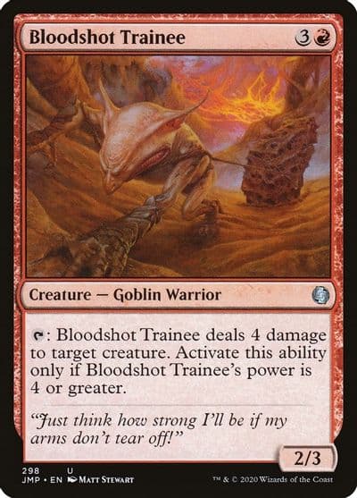 Bloodshot Trainee Jumpstart Magic card
