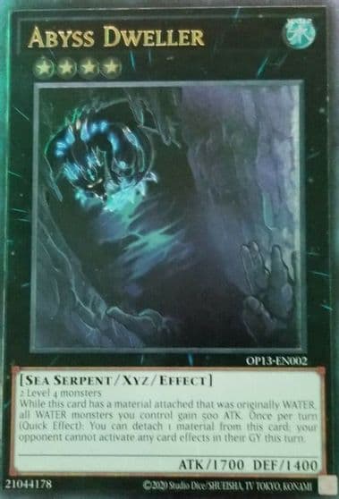 Abyss Dweller UTR OTS Tournament Pack 13 Yu-Gi-Oh! card