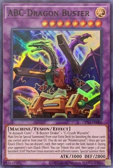 ABC Dragon Buster OTS Tournament Pack 13 Yu-Gi-Oh! card