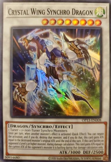 Crystal Wing Synchro Dragon OTS Tournament Pack 13 Yu-Gi-Oh! card