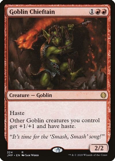 Goblin Chieftain Jumpstart Magic card