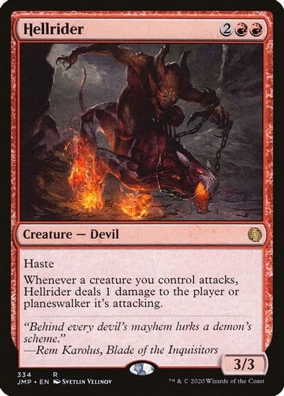 Hellrider Jumpstart Magic card