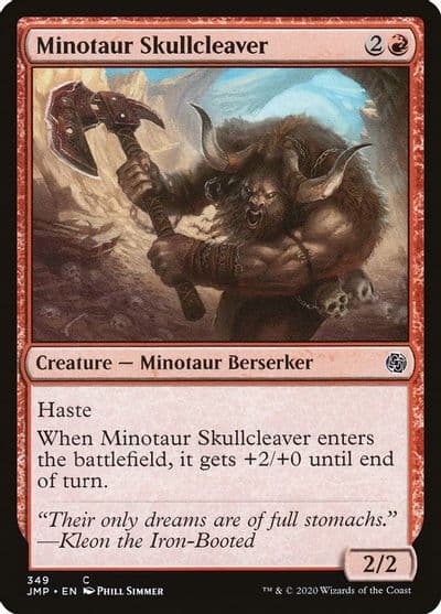 Minotaur Skullcleaver Jumpstart Magic card