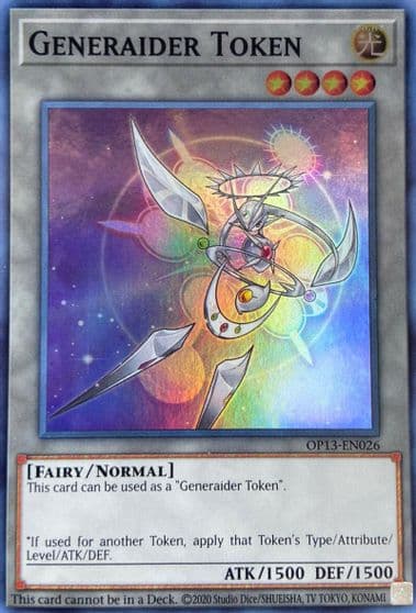 Token Generaider OTS Tournament Pack 13 Yu-Gi-Oh! card