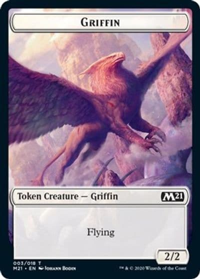Griffin Token Core Set 2021 Magic card