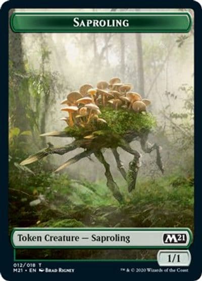 Saproling Token Core Set 2021 Magic card