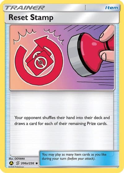Reset Stamp - 206a/236 Alternate Art Promos Pokemon card