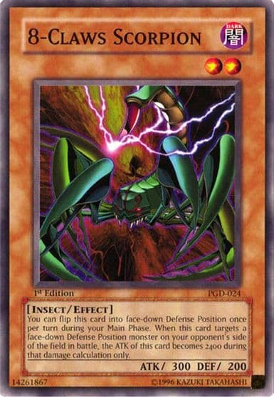 8 Claws Scorpion Pharaonic Guardian Yu-Gi-Oh! card