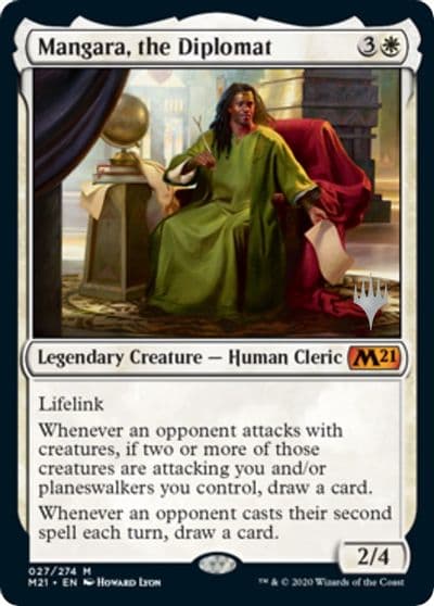 Mangara the Diplomat Promo Pack: Core Set 2021 Magic card
