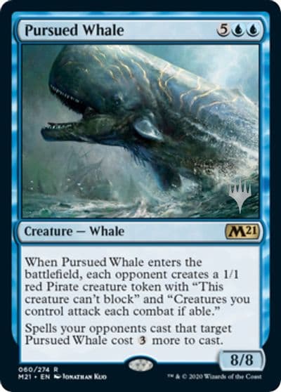 Pursued Whale Promo Pack: Core Set 2021 Magic card