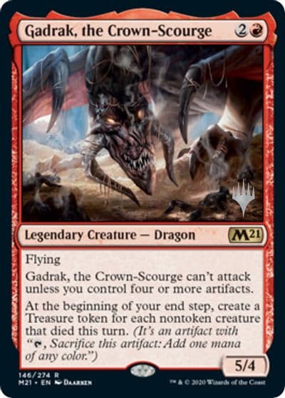 Gadrak the Crown Scourge Promo Pack: Core Set 2021 Magic card