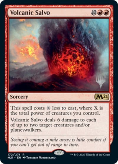 Volcanic Salvo Promo Pack: Core Set 2021 Magic card