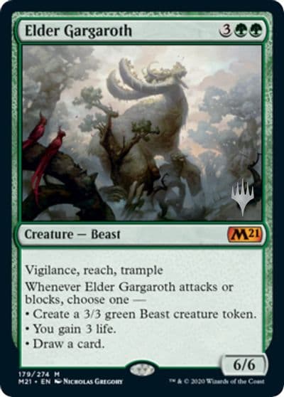 Elder Gargaroth Promo Pack: Core Set 2021 Magic card