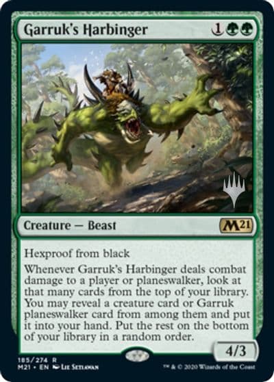 Garruks Harbinger Promo Pack: Core Set 2021 Magic card