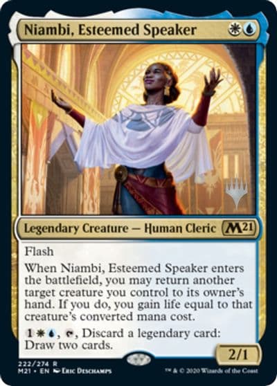 Niambi Esteemed Speaker Promo Pack: Core Set 2021 Magic card