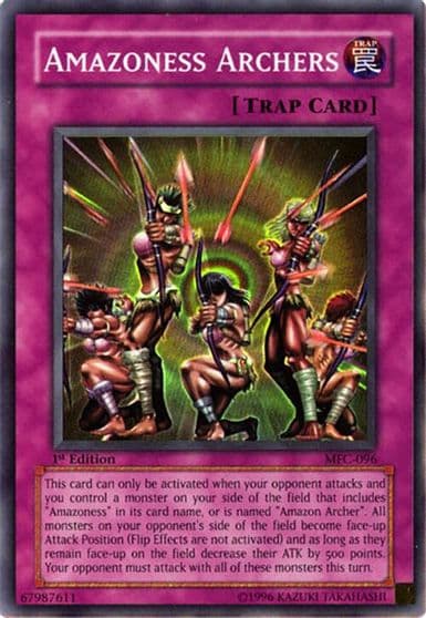 Amazoness Archers Magician's Force Yu-Gi-Oh! card