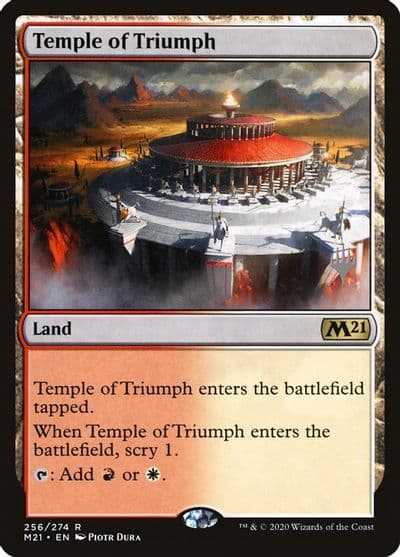 Temple of Triumph Promo Pack: Core Set 2021 Magic card