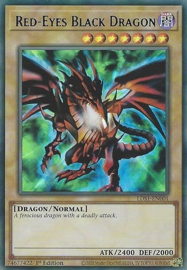 Red Eyes Black Dragon Blue Legendary Duelists: Season 1 Yu-Gi-Oh! card
