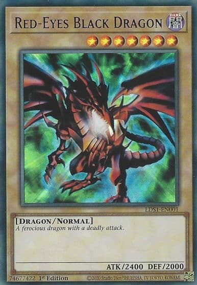 Red Eyes Black Dragon Purple Legendary Duelists: Season 1 Yu-Gi-Oh! card