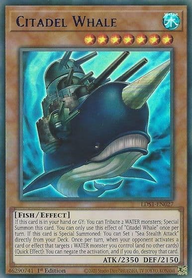 Citadel Whale Blue Legendary Duelists: Season 1 Yu-Gi-Oh! card