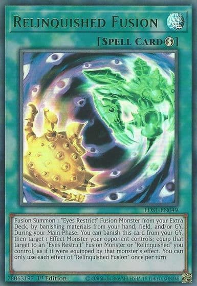 Relinquished Fusion Green Legendary Duelists: Season 1 Yu-Gi-Oh! card