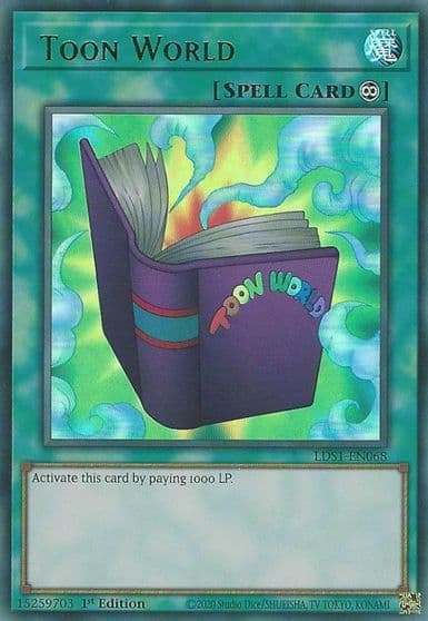 Toon World Green Legendary Duelists: Season 1 Yu-Gi-Oh! card